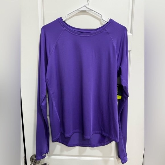 tek gear Tops - NWT - Tek Gear Women's Purple Performance Long Sleeve Tee